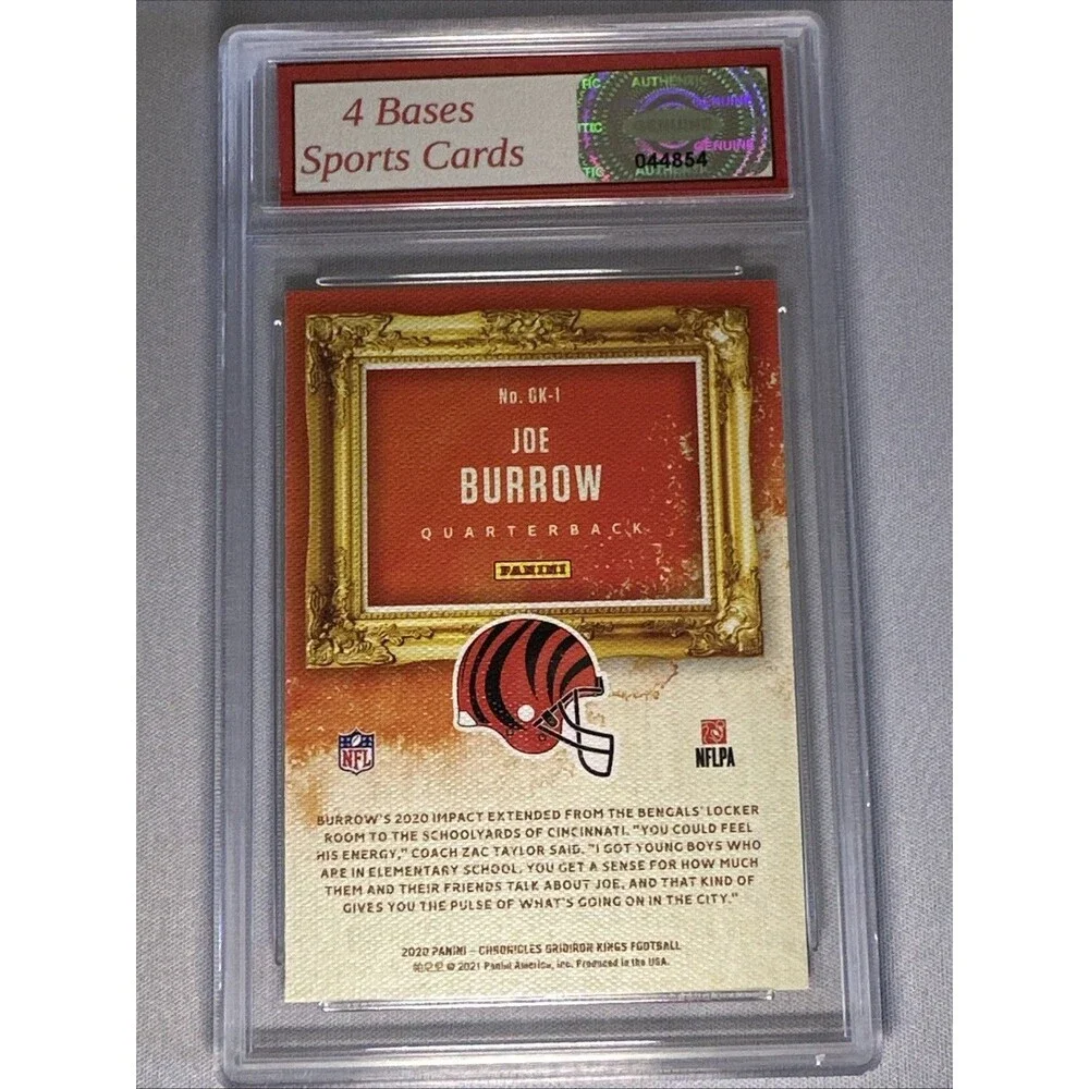 2020 Panini Chronicles - Gridiron Kings Joe Burrow #GK-1 (RC)